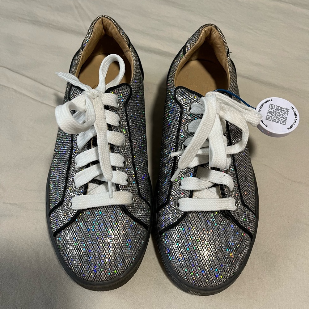 Christian Louboutin Disco Glitter Sneakers